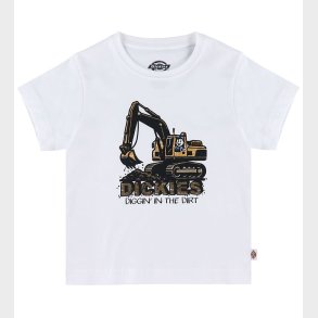 Dickies T-shirt - Excavator Graphic - Hvid