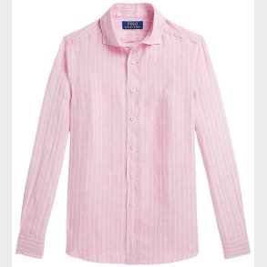Polo Ralph Lauren Skjorte - H�r - Carmel Pink/Hvidstribet