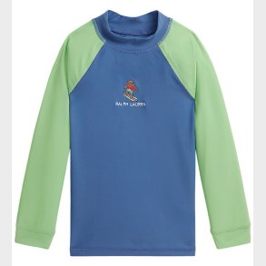 Polo Ralph Lauren Badebluse - UV50+ - Bai Blue/Lime