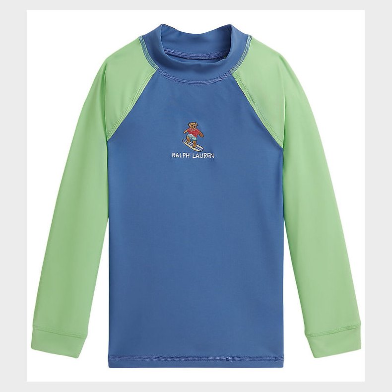 Polo Ralph Lauren Badebluse - UV50+ - Bai Blue/Lime