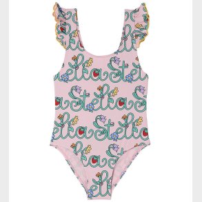 Stella McCartney Kids Badedragt - Rosa m. Blomster