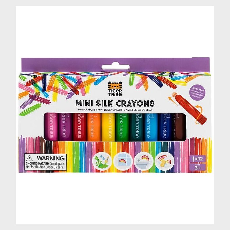 Tiger Tribe Farves�t - 12 stk - Crayons