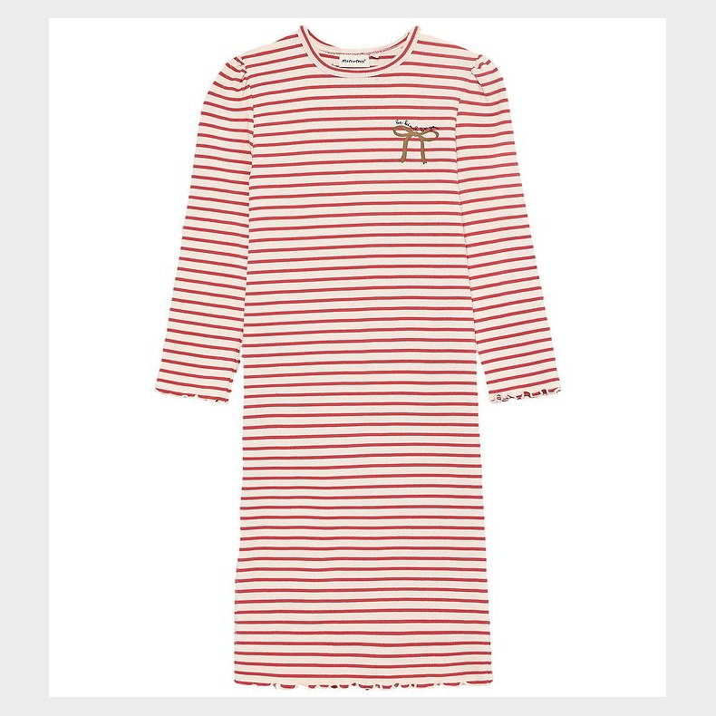 Minymo Kjole - Rib - Spiced Coral