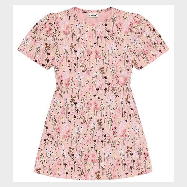Minymo Kjole - Silver Pink