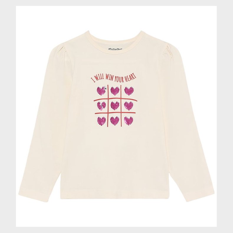 Minymo Bluse - White Swan