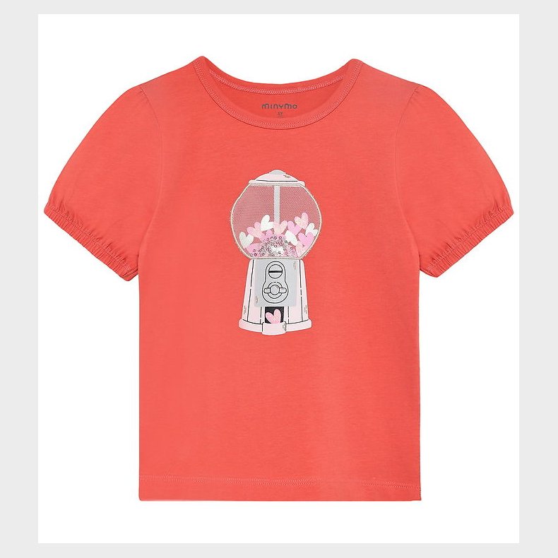 Minymo T-shirt - Spiced Coral