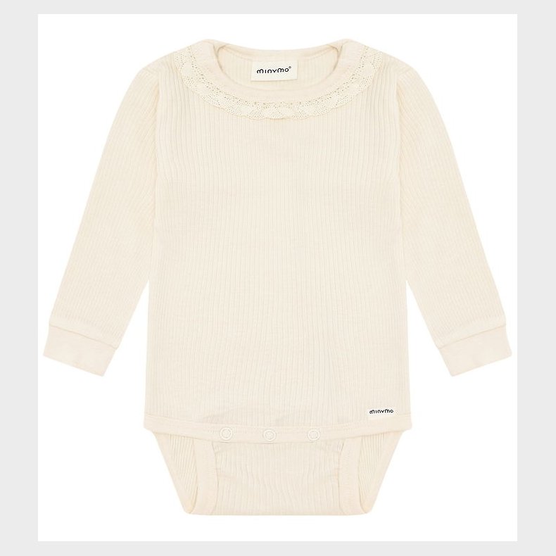 Minymo Body l/� - Rib - White Swan