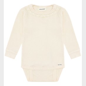 Minymo Body l/� - Rib - White Swan