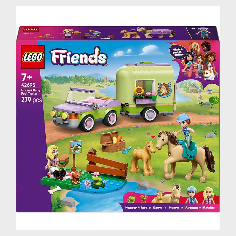 LEGO® Friends - Heste Og F�ltrailer 42695 - 279 Dele