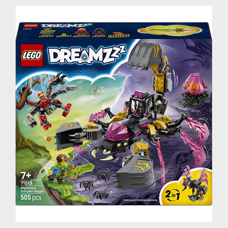 LEGO® DreamZzz - Mareridtsskorpion-Graver 71513 - 505 Dele