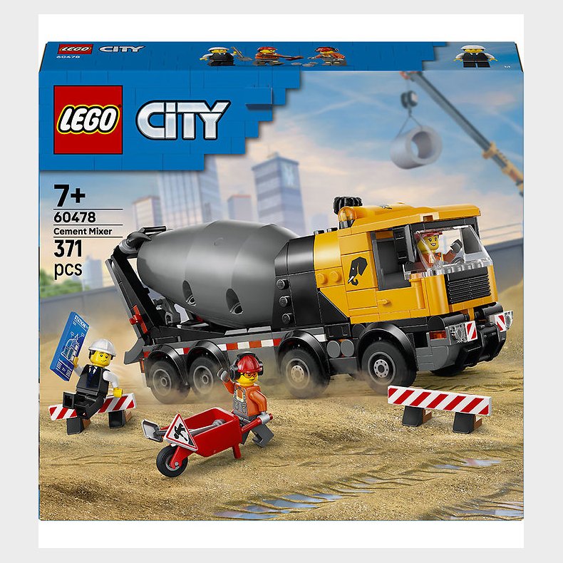 LEGO® City - Cementblander 60478 - 371 Dele