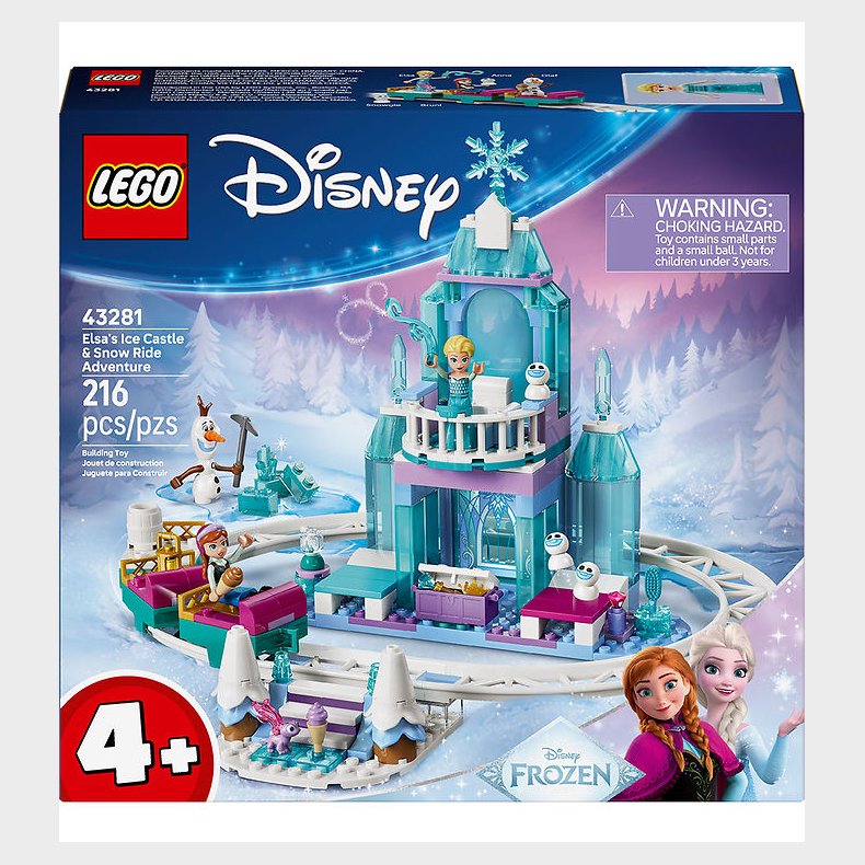 LEGO® Disney - Elsas Isslot Og Snebane-eventyr 43281 - 216 Dele