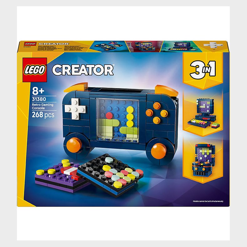 LEGO® Creator - Retro-spillekonsol 31380 - 3-i-1 - 268 Dele