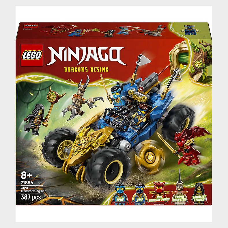 LEGO® Ninjago - Jays Forvandlingsbil 71856 - 387 Dele