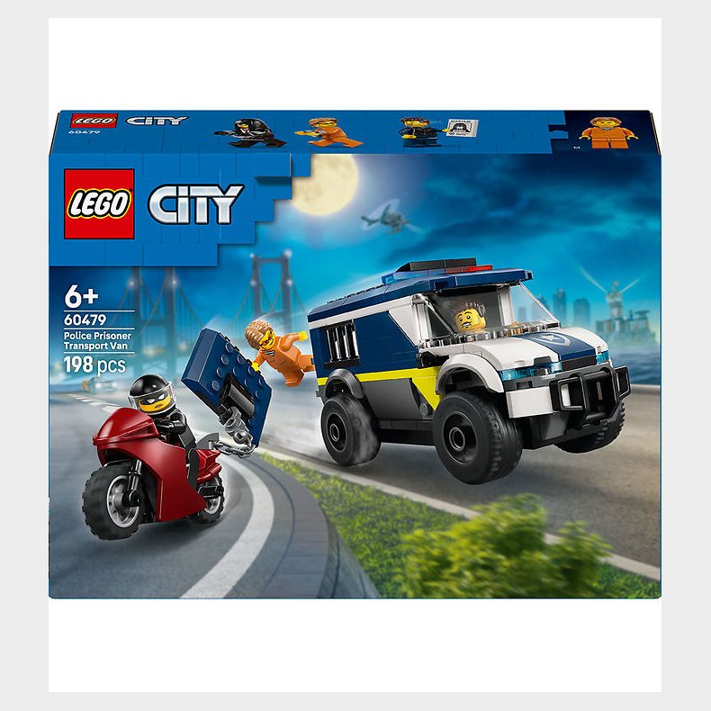 LEGO® City - Politivogn Til Fangetransport 60479 - 198 Dele