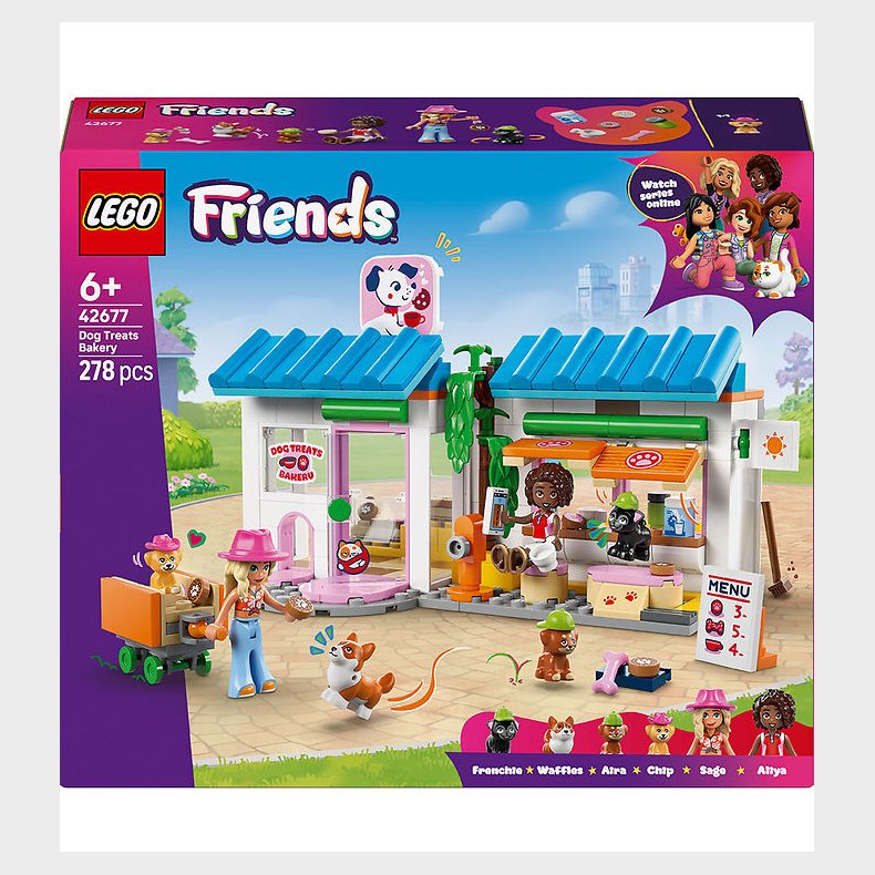 LEGO® Friends - Hundegodbids-bageri 42677 - 278 Dele