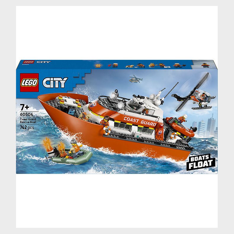 LEGO® City - Kystvagtens Redningsb�d Og Helikopter 60504 - 742 D