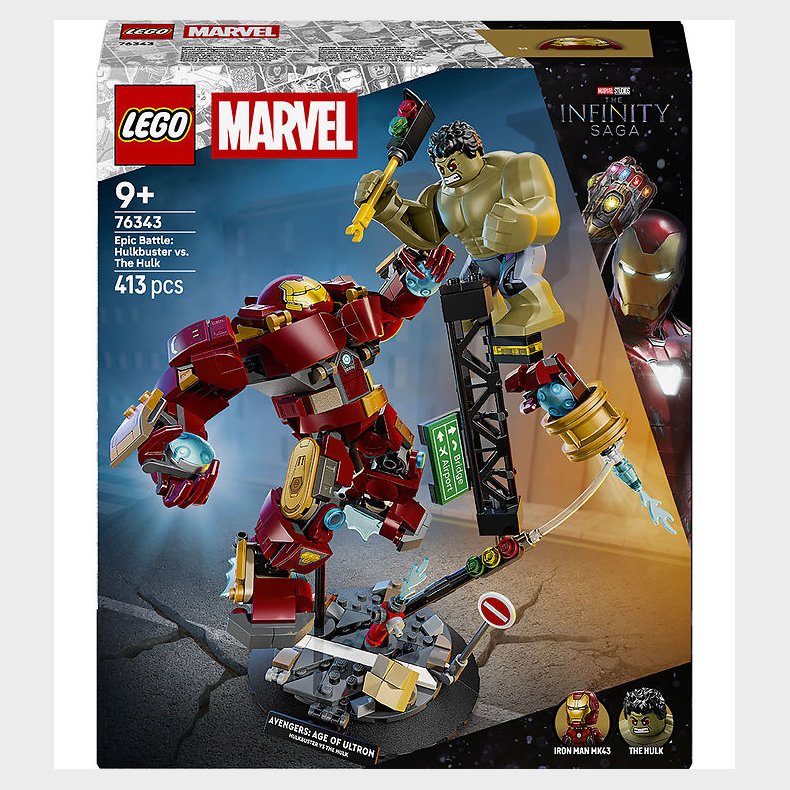 LEGO® Marvel - Episk Kamp: Hulkbuster Mod Hulk 76343 - 413 Dele