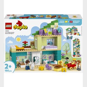 LEGO® Duplo - Moderne Familiehus Med Figurer 10470 - 3-i-1 - 166