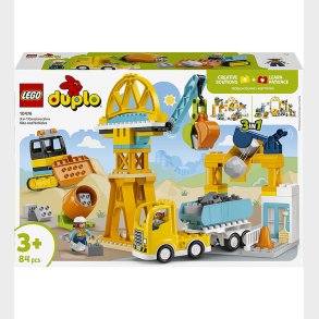 LEGO® Duplo - Byggeplads Med K�ret�jer 10476 - 3-i-1 - 84 Dele