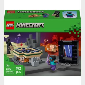 LEGO® Minecraft - Nether Og End Portalrejse 21584 - 192 Dele