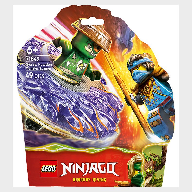 LEGO® Ninjago - Nya Mod Mutationsmonster Spinner 71849 - 49 Dele