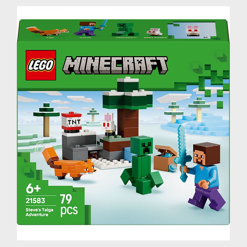 LEGO® Minecraft - Steves Tajga-eventyr 21583 - 79 Dele