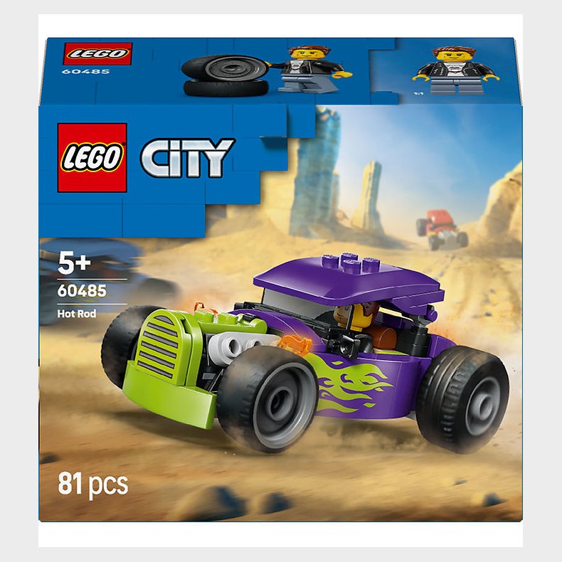 LEGO® City - Hotrod-bil 60485 - 81 Dele