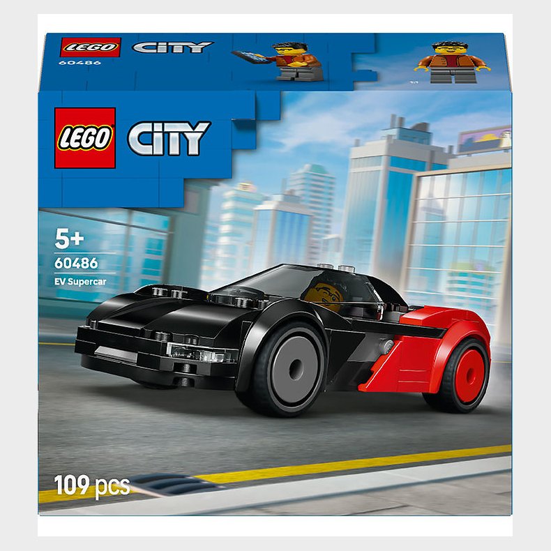LEGO® City - Elektrisk Superbil 60486 - 109 Dele