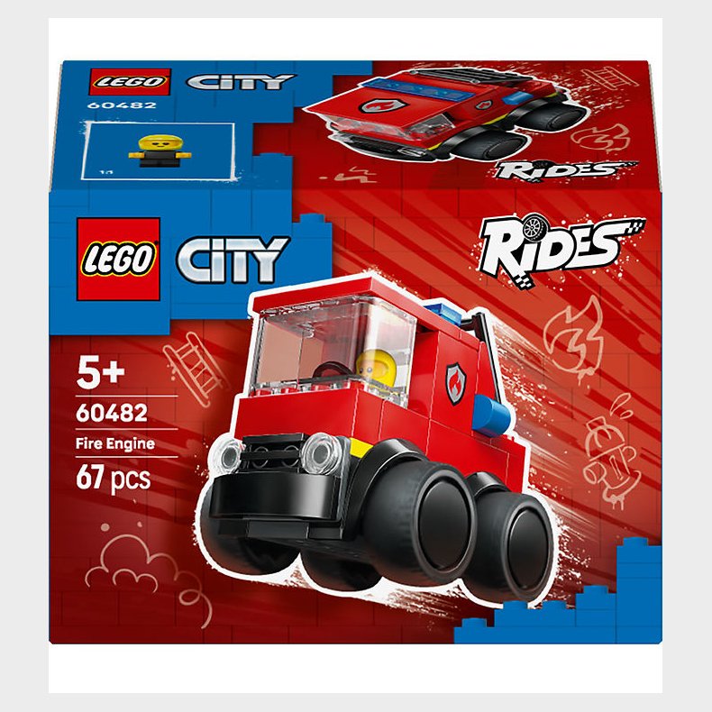 LEGO® City - Motorer Brandbil 60482 - 67 Dele