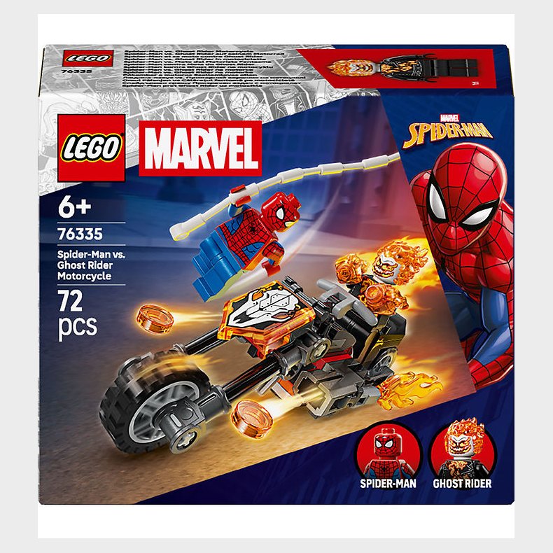 LEGO® Marvel - Spider-man Mod Ghost Rider P� Motorcykel 76335 -