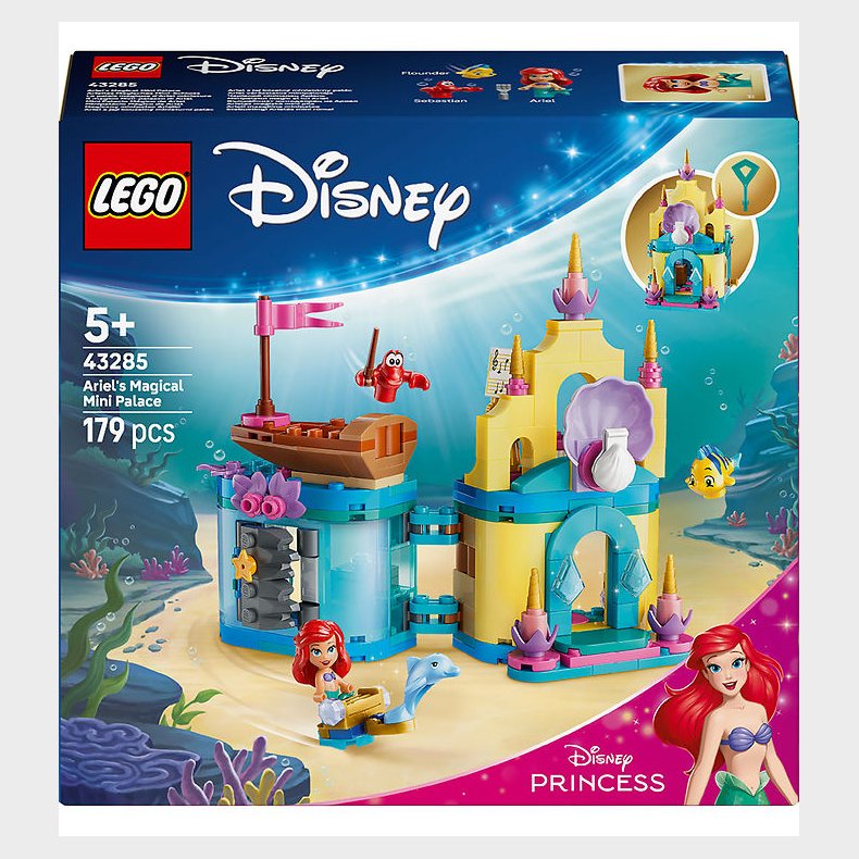 LEGO® Disney - Ariels Magiske Minipalads 43285 - 179 Dele