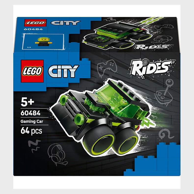 LEGO® City - Motorer Gaming-racerbil 60484 - 64 Dele