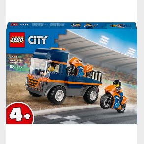 LEGO® City - Motorcykel-transporter 60491 - 88 Dele