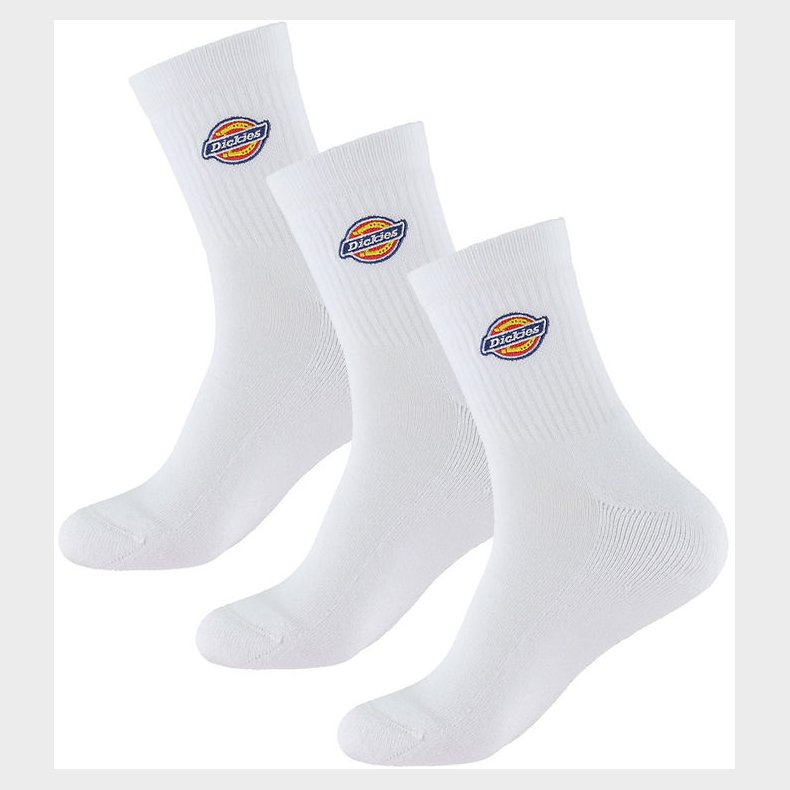 Dickies Str�mper - 3-pak - Valley Grove Mid - Hvid