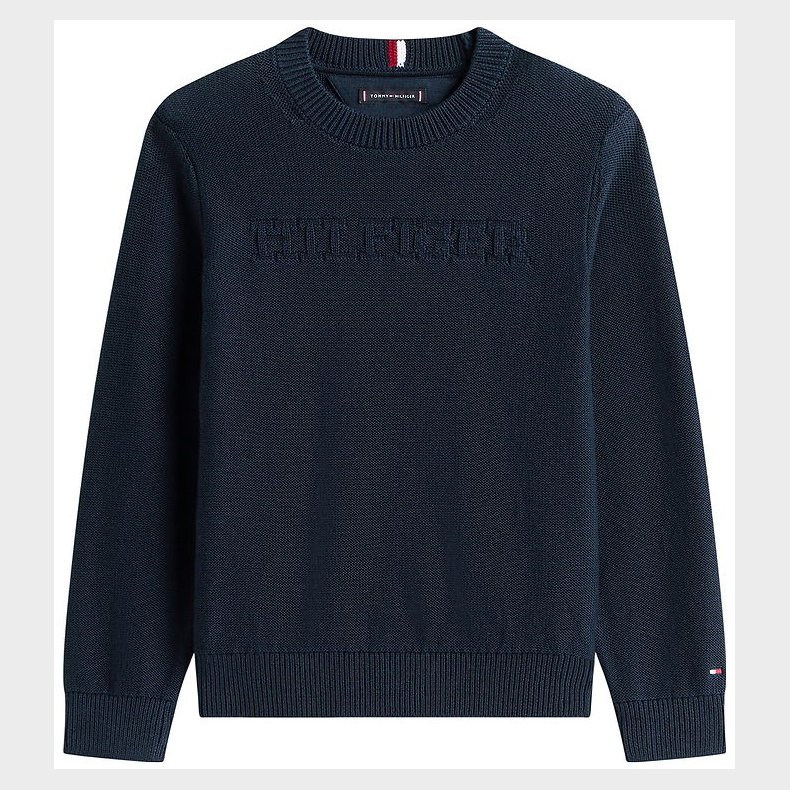 Tommy Hilfiger Sweatshirt - Monotype Graphic - Dark Night Navy