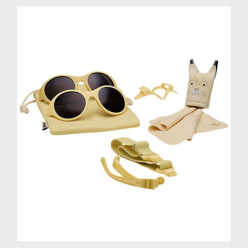 Mokki Solbriller - Click & Change - Gul