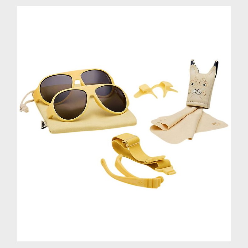 Mokki Solbriller - Click & Change - Gul