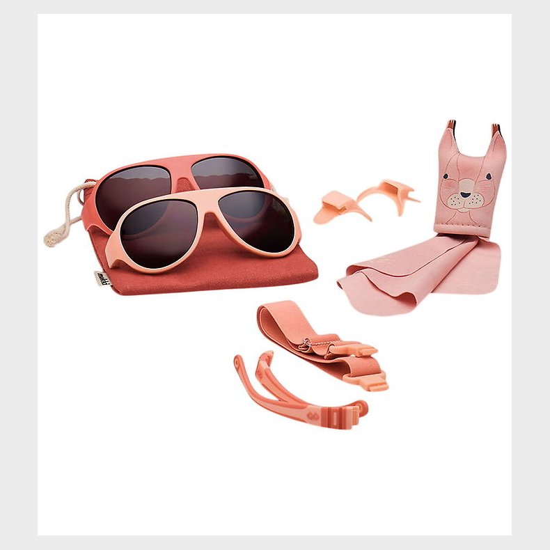 Mokki Solbriller - Click & Change - Peach