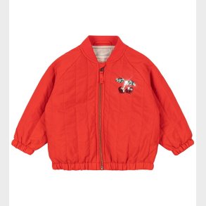 Konges Sl�jd Termojakke - Juno Bomber - Fiery Red m. Kirseb�r