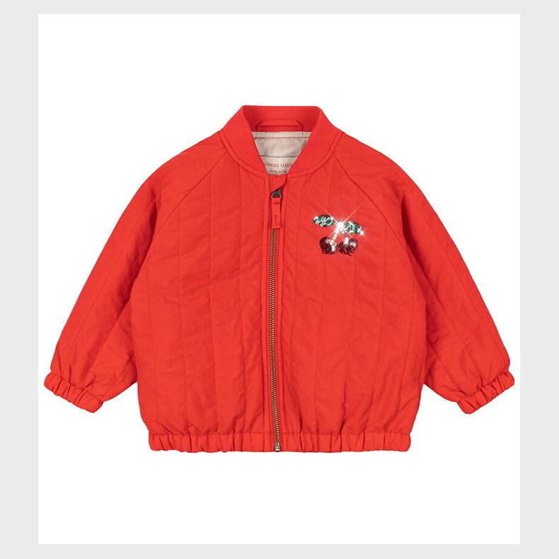 Konges Sl�jd Termojakke - Juno Bomber - Fiery Red m. Kirseb�r