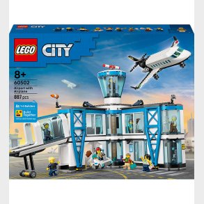 LEGO® City - Lufthavn Med Fly 60502 - 887 Dele