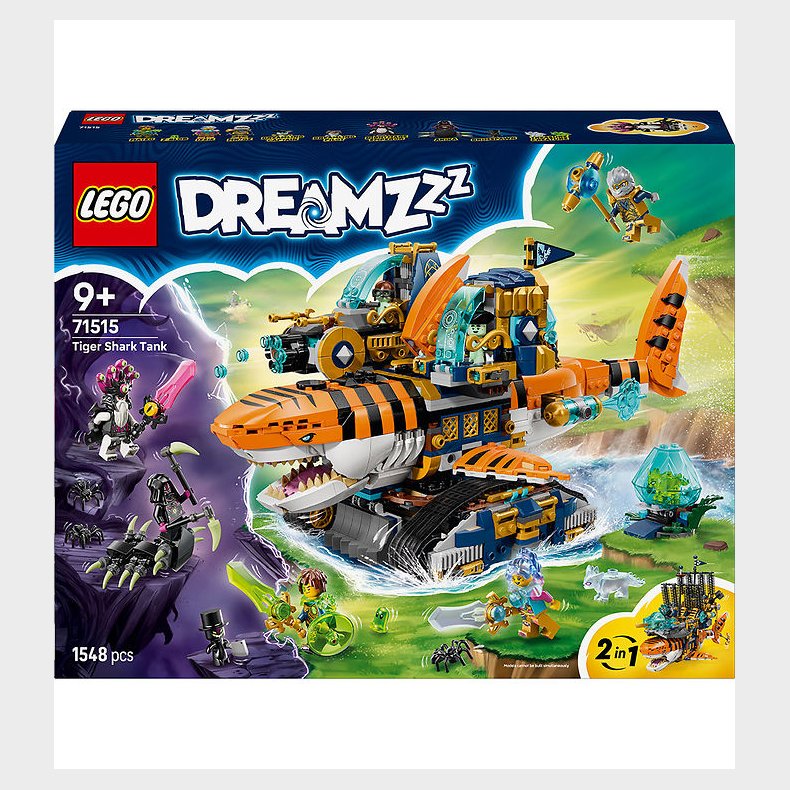 LEGO® DREAMZzz - Tigerhaj-kampvogn 71515 - 1548 Dele