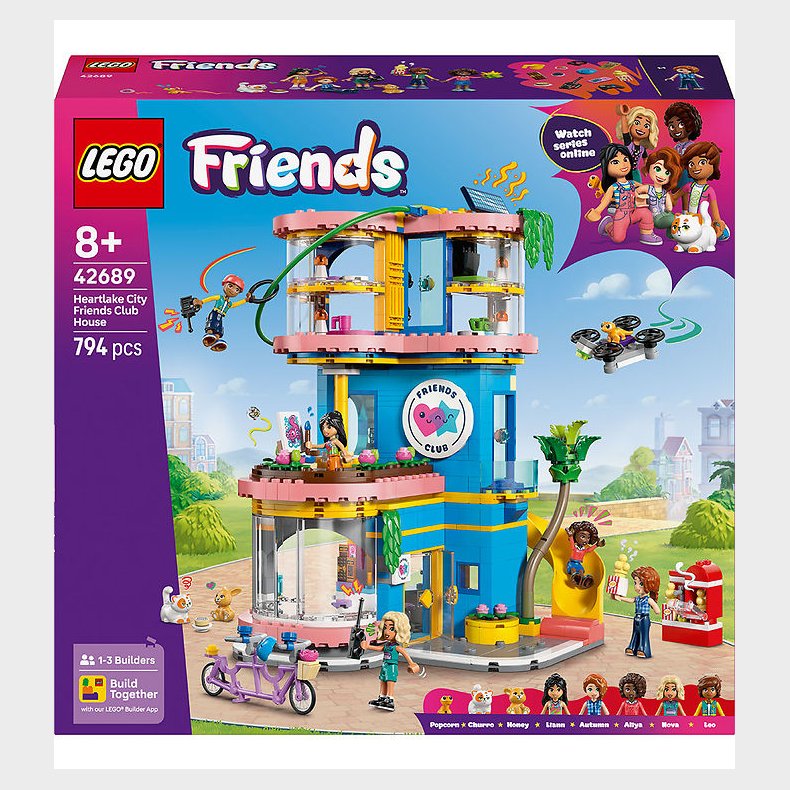 LEGO® Friends - Heartlake City Venskabsklub-hus 42689 - 794 Dele