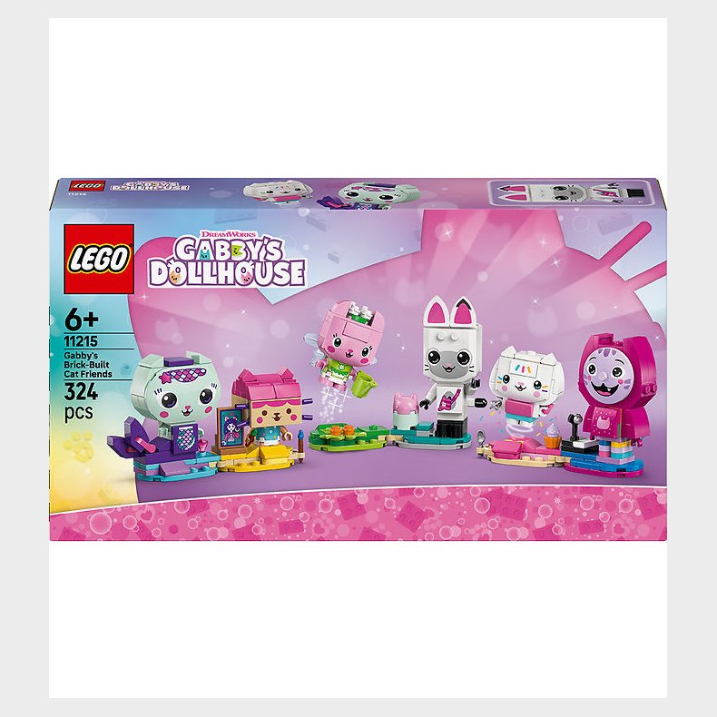 LEGO® Gabbys Dukkehus - Gabbys Klodsbyggede Kattevenner 11215 -