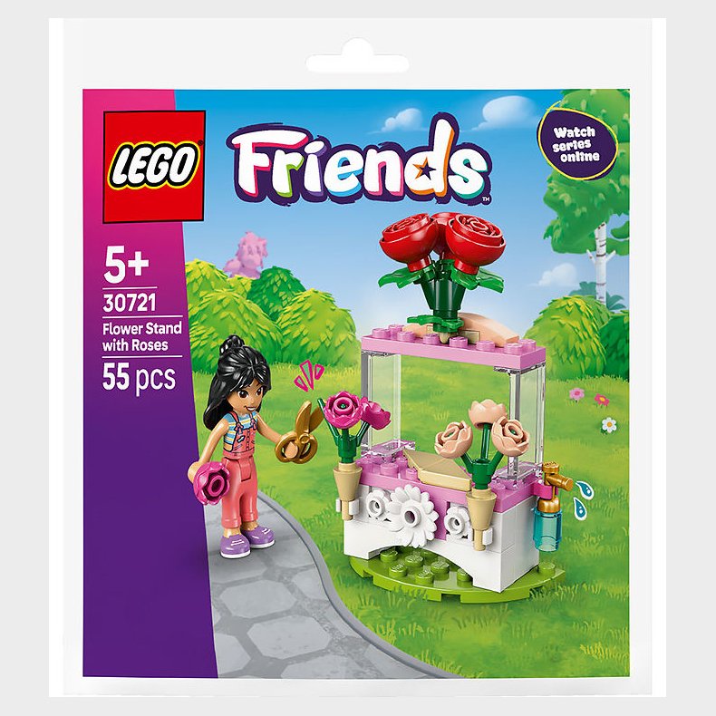 LEGO® Friends - Blomsterbod Med Roser 30721 - 55 Dele