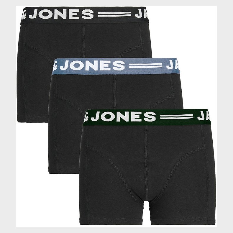 Jack & Jones Boxershorts - 3-pak - Noos - Sense - Black