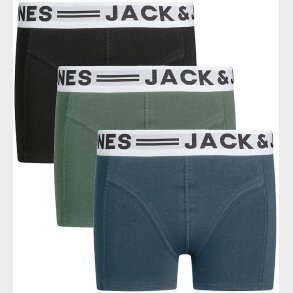 Jack & Jones Boxershorts - 3-pak - Noos - Sense - Mineral Blue/