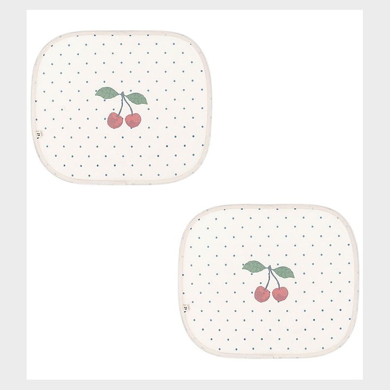 Konges Sl�jd Solsk�rme Til Bil - 2-pak - Navy Dot