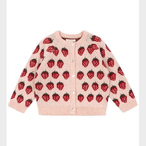 Konges Sl�jd Cardigan - Uld/Polyamid - Belou - Strawberry